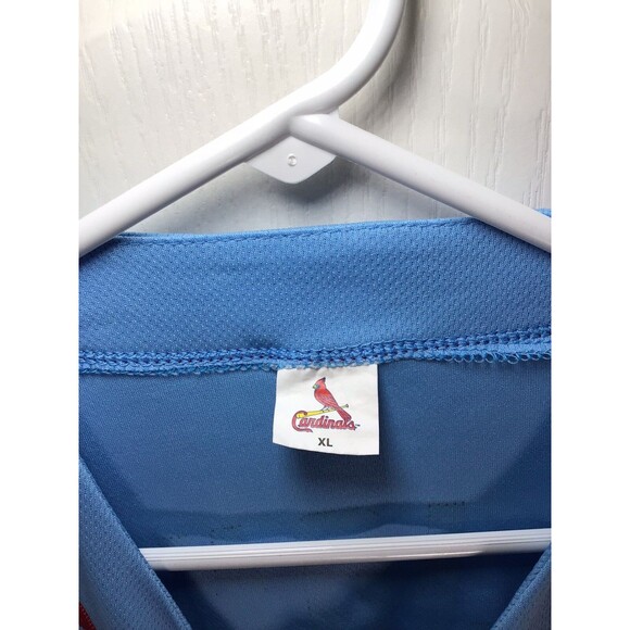 St. Louis Cardinals DeJong Old Dominion Freight Blue Stadium Giveaway XL Jersey - Picture 6 of 16